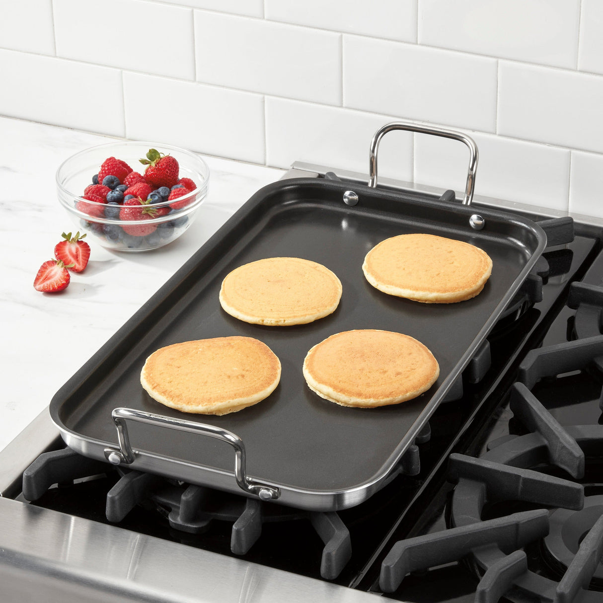 Cuisinart Double Burner Griddle, Silver