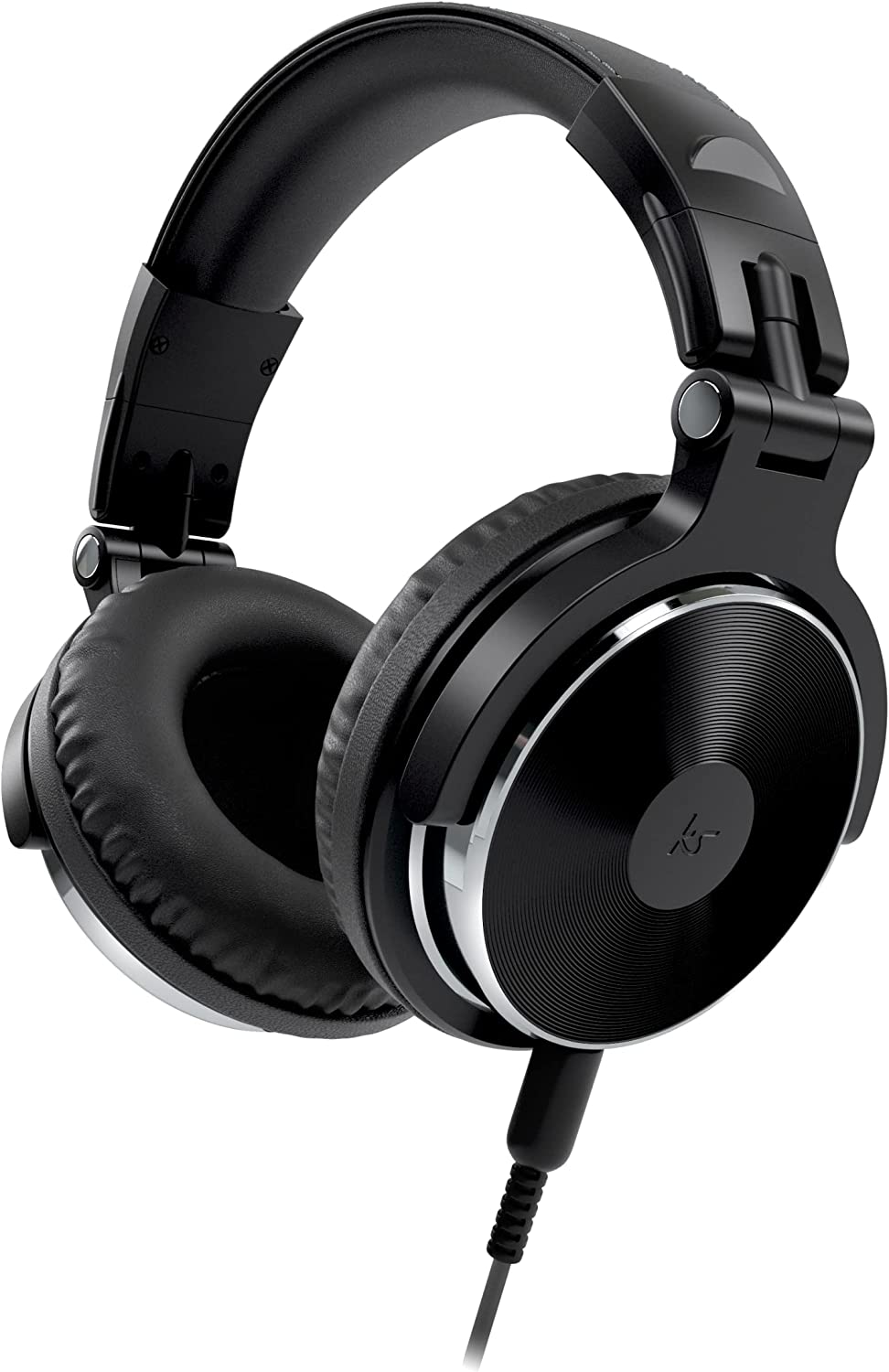KitSound Kitsound KSDJ Dj Over-Ear Headphones Compatible with Smartphones, Tablets and MP3 Devices, Black