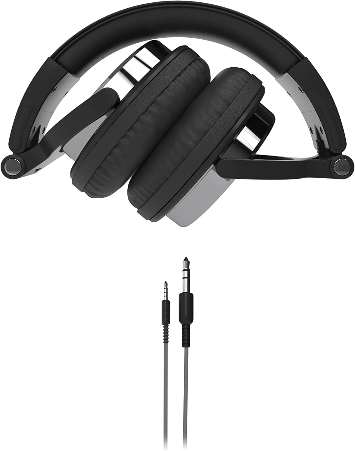 KitSound Kitsound KSDJ Dj Over-Ear Headphones Compatible with Smartphones, Tablets and MP3 Devices, Black