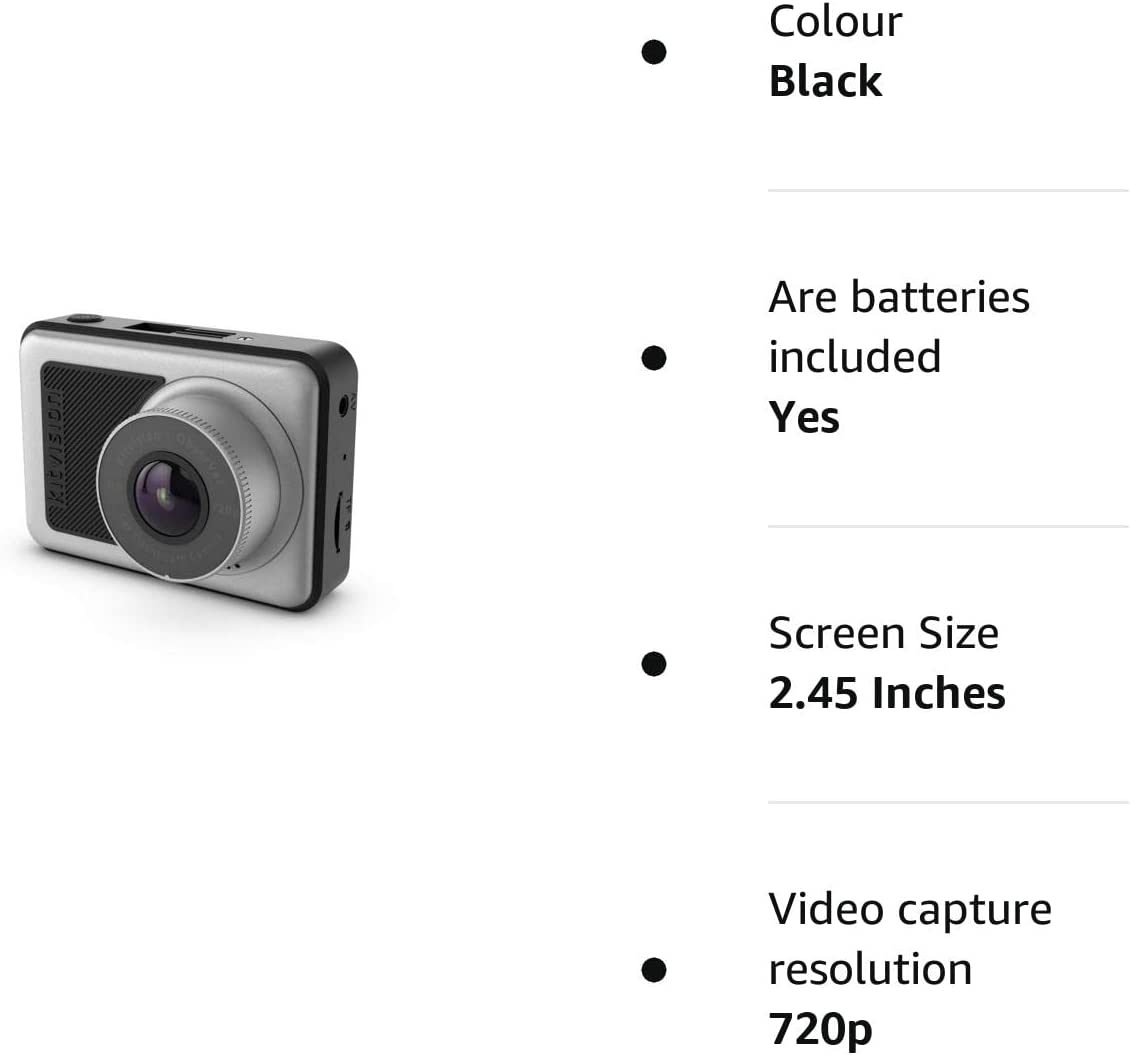 Kitvision Observer 720p Dashboard Camera with 8GB SD Card