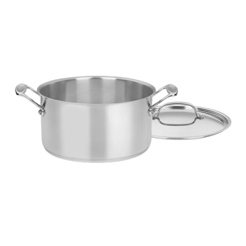 Cuisinart Chef's Classic™ Stainless 6 Quart Stockpot with Cover, Silver