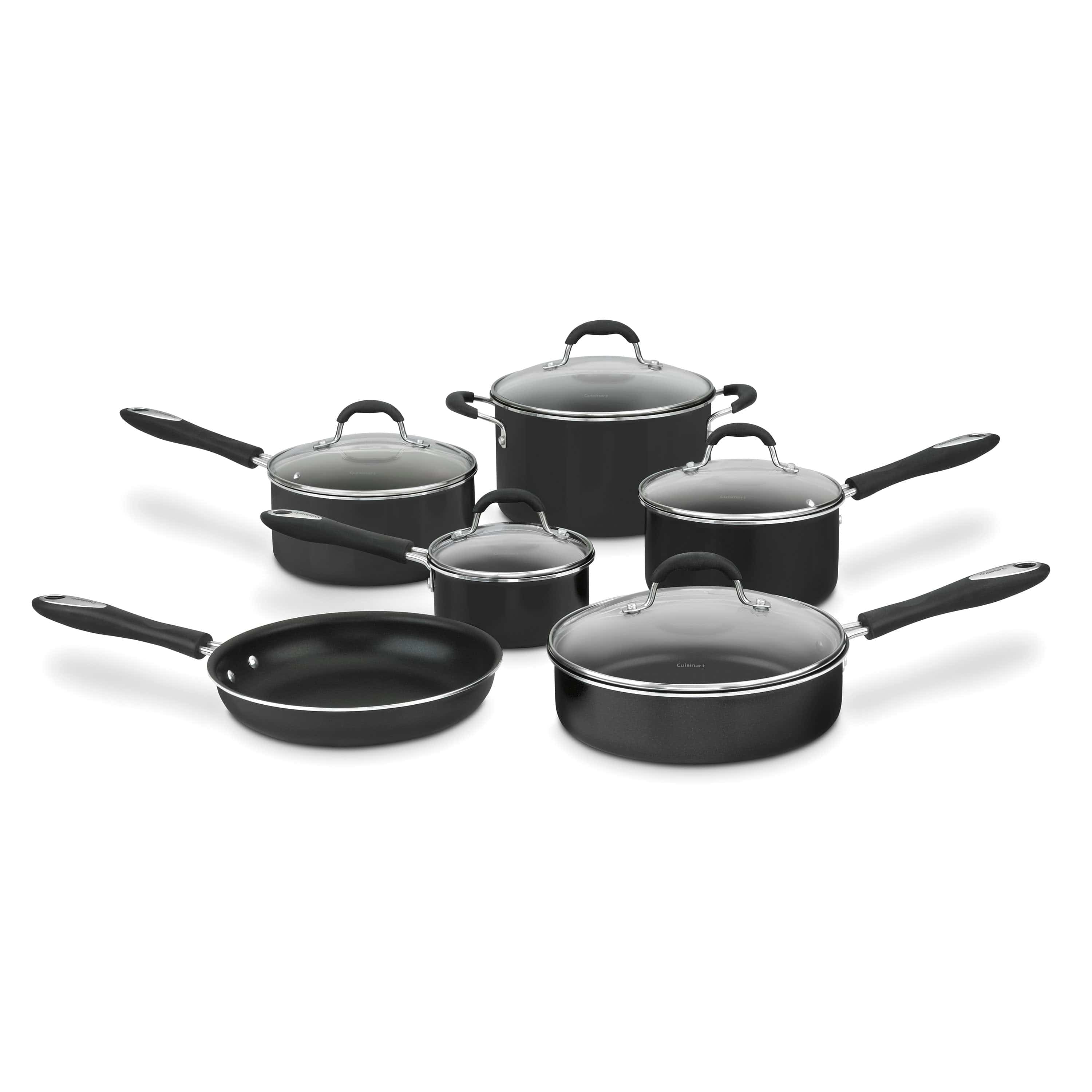 Cuisinart Advantage® 11 Piece Nonstick Cookware Set, Black