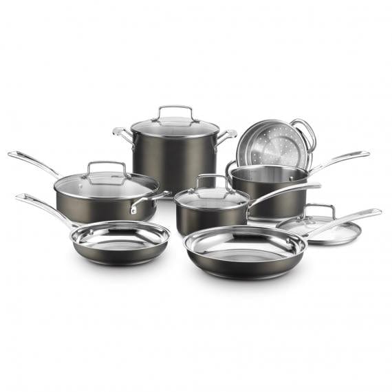 Cuisinart Black Stainless Collection 11 Piece Set, Black