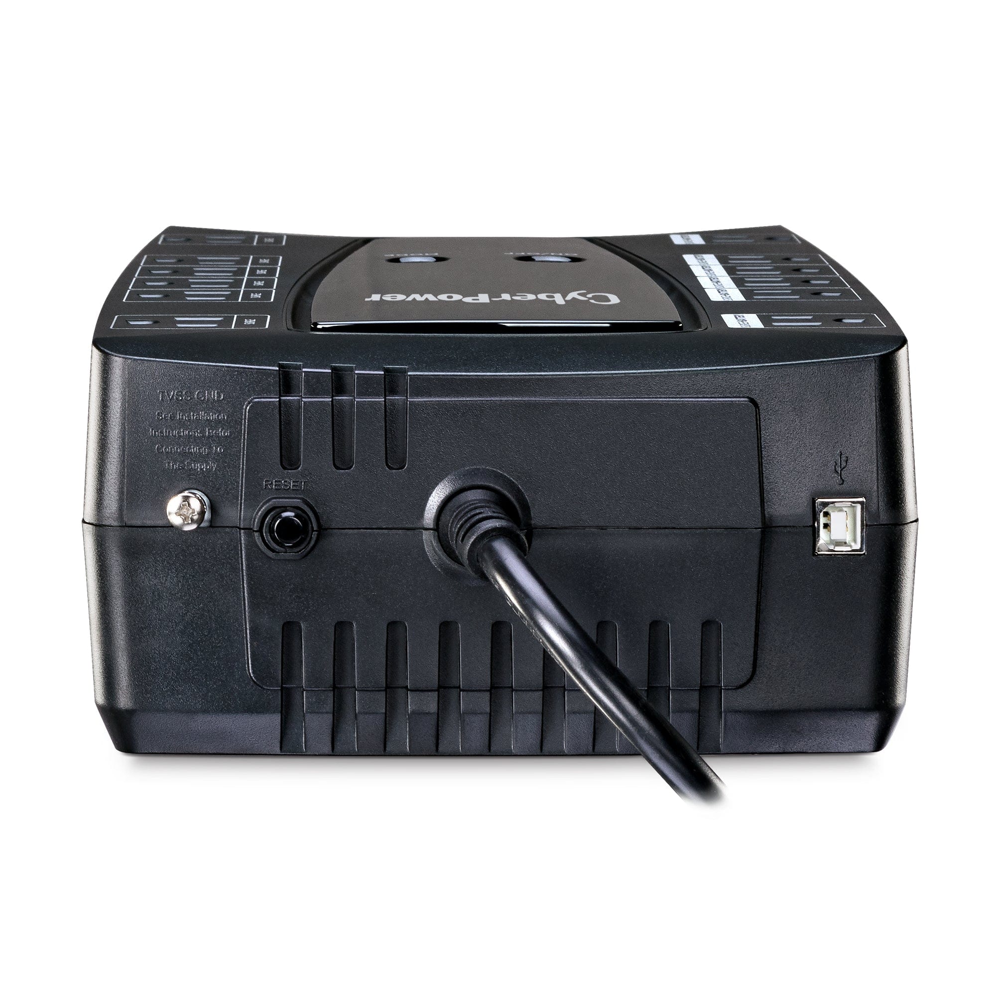 CyberPower 1000VA 120-Volt 12-Outlet LCD Display UPS Battery Backup - Certified Refurbished