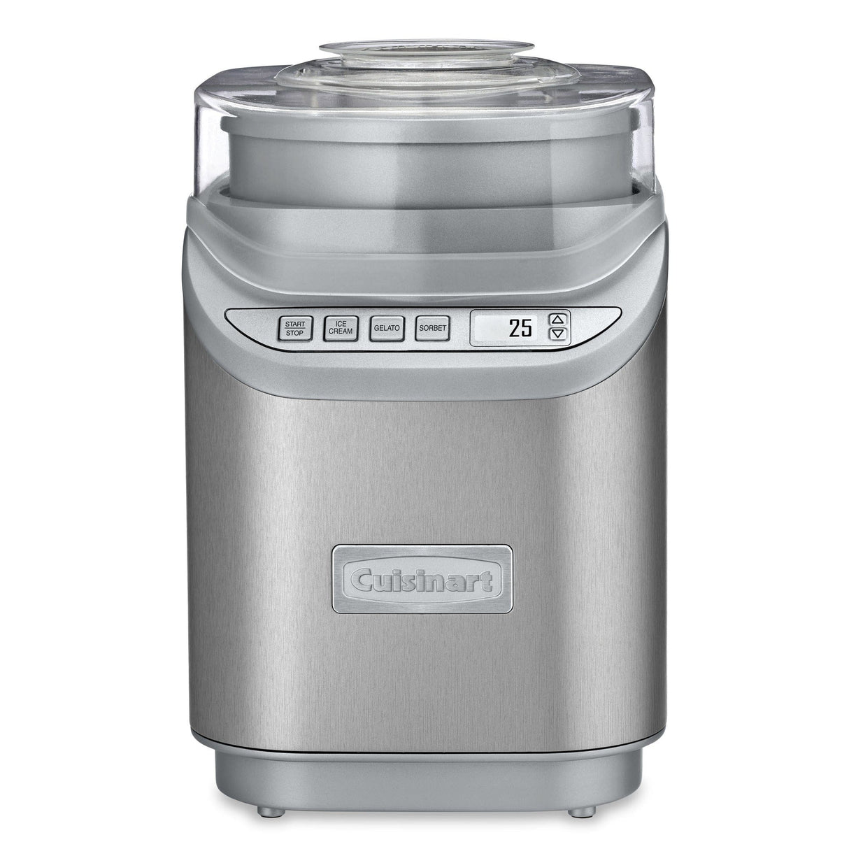 Cuisinart Cool Creations 2 Quart Ice Cream Maker, Brushed Chrome