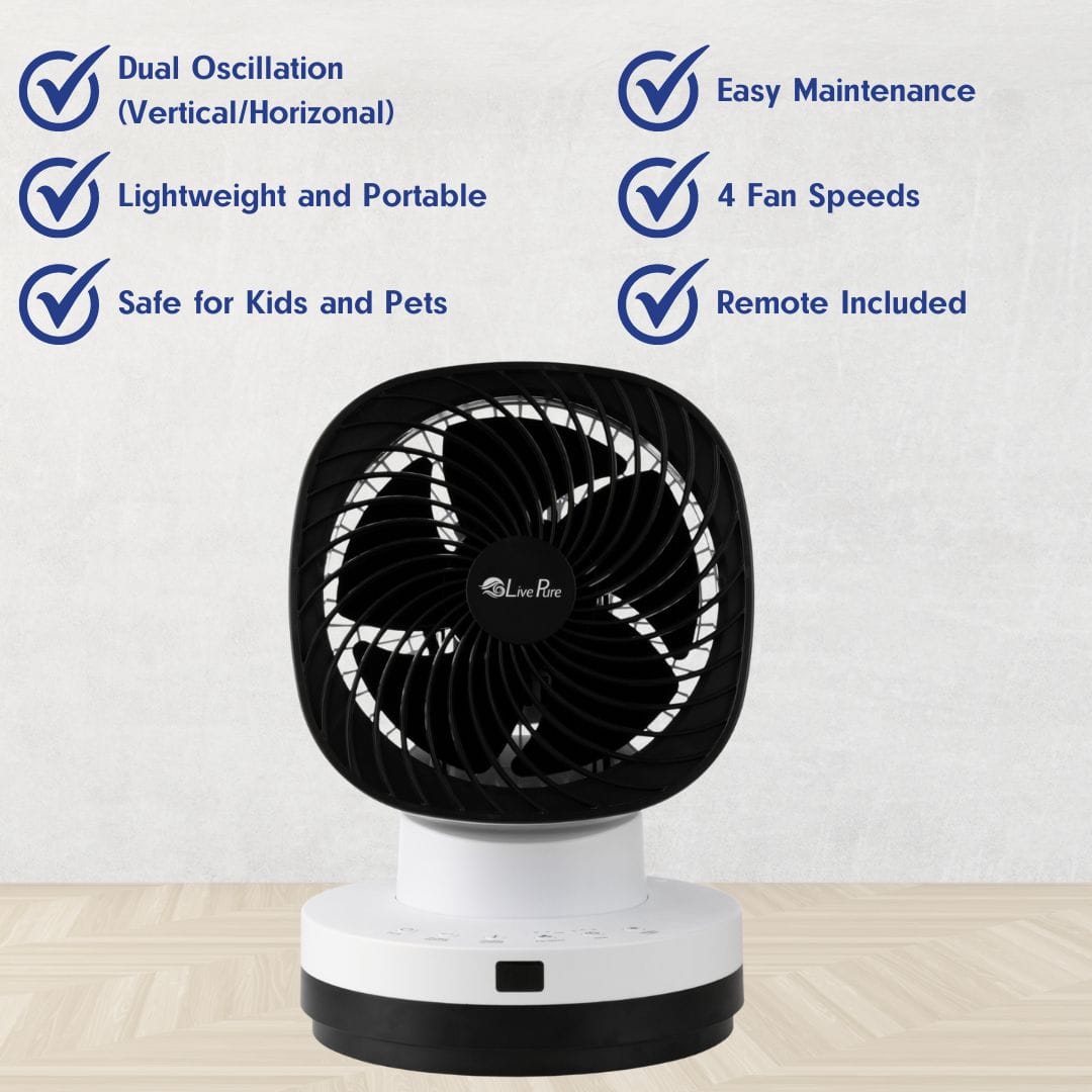 LivePure Orbital 4 Speed Oscillating Fan LP1200FAN