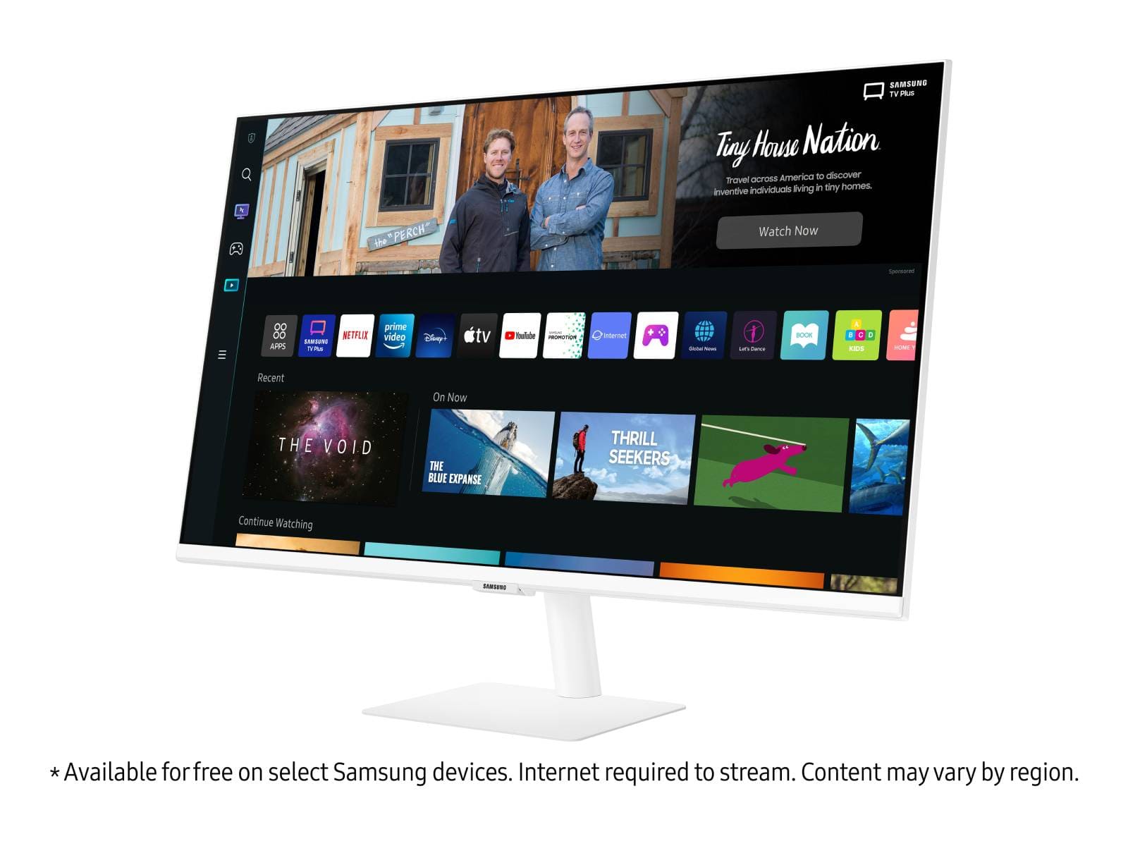 Samsung 32" 1080p White Monitor Streaming TV - Certified Refurbished