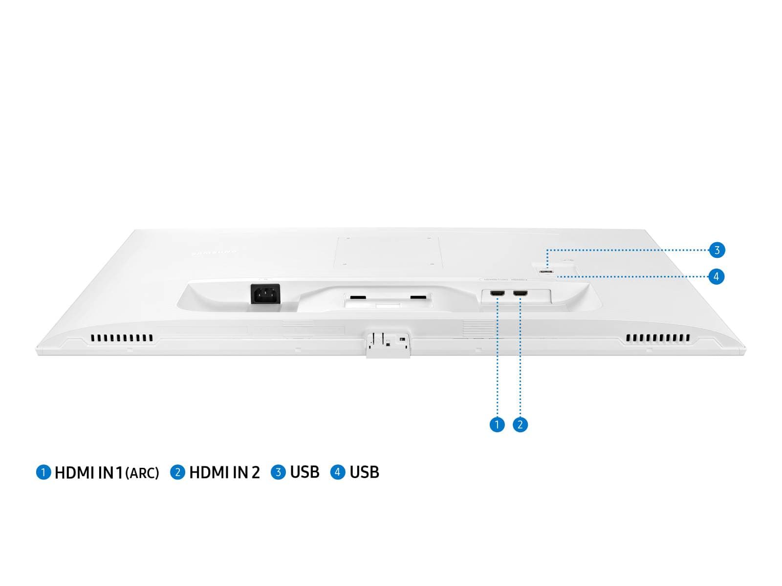 Samsung 32" 1080p White Monitor Streaming TV - Certified Refurbished