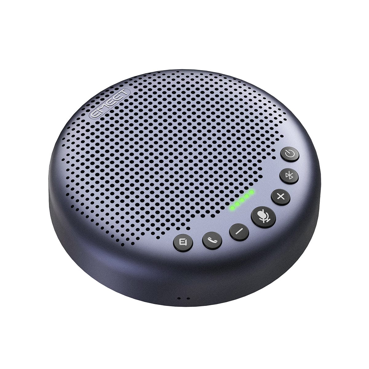 EMEET Luna Plus Speakerphone, 8 Noise Cancelling Mics, USB/Bluetooth/Dongle, Gray
