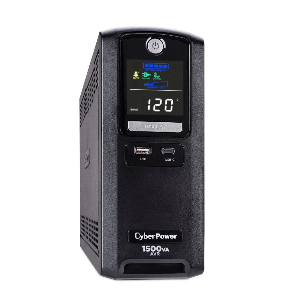 CyberPower LX1500GU3 1500VA / 900W 10 Outlets Battery Backup UPS - Certified Refurbished