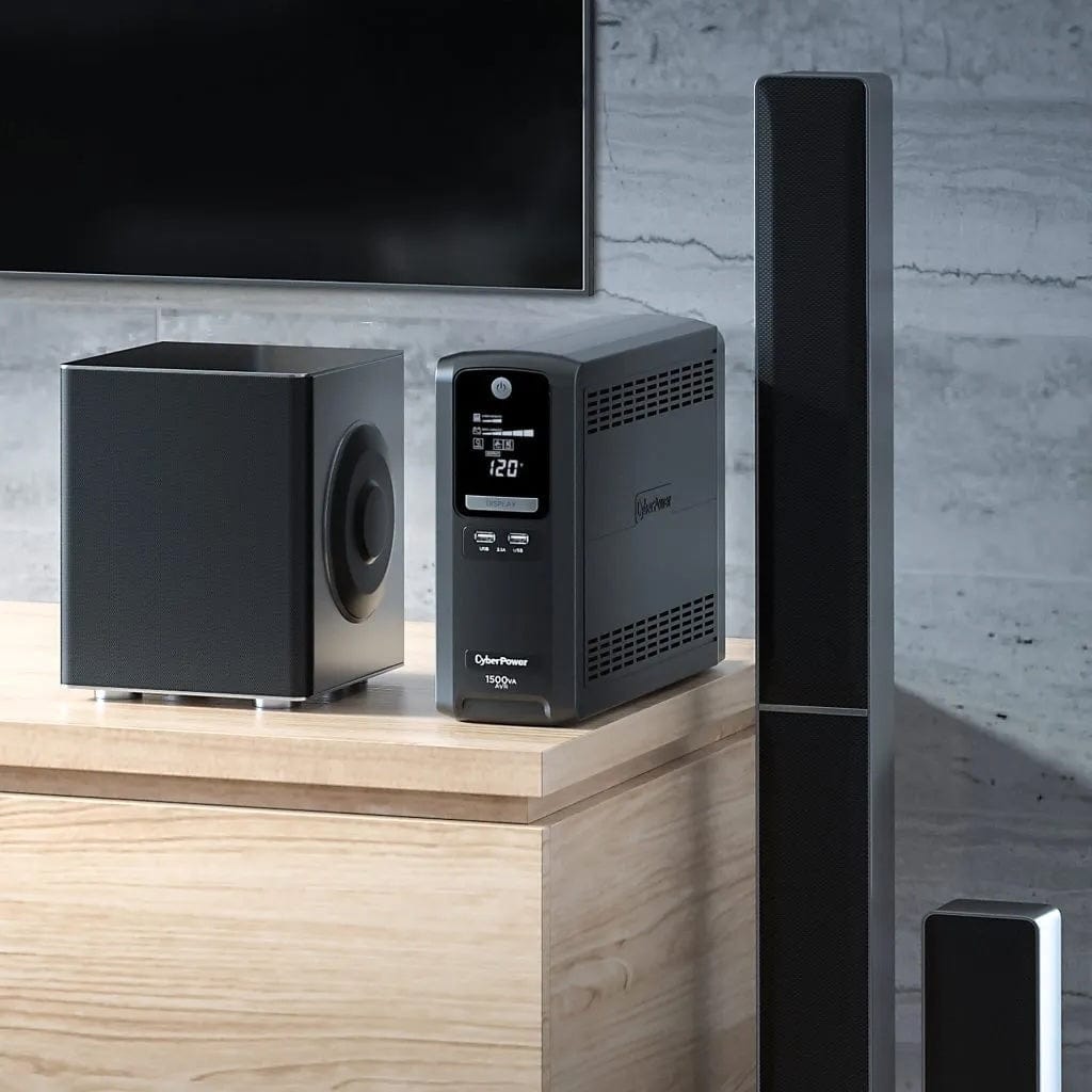 CyberPower LX1500GU 1500VA/900W 10 Outlets UPS Battery Backup - New Battery Certified Refurbished