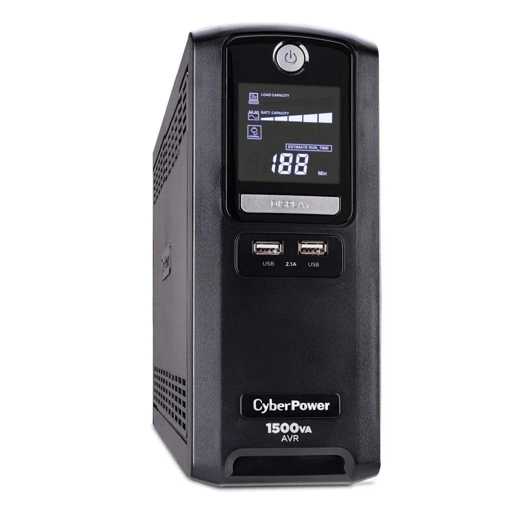 CyberPower LX1500GU 1500VA/900W 10 Outlets UPS Battery Backup - New Battery Certified Refurbished