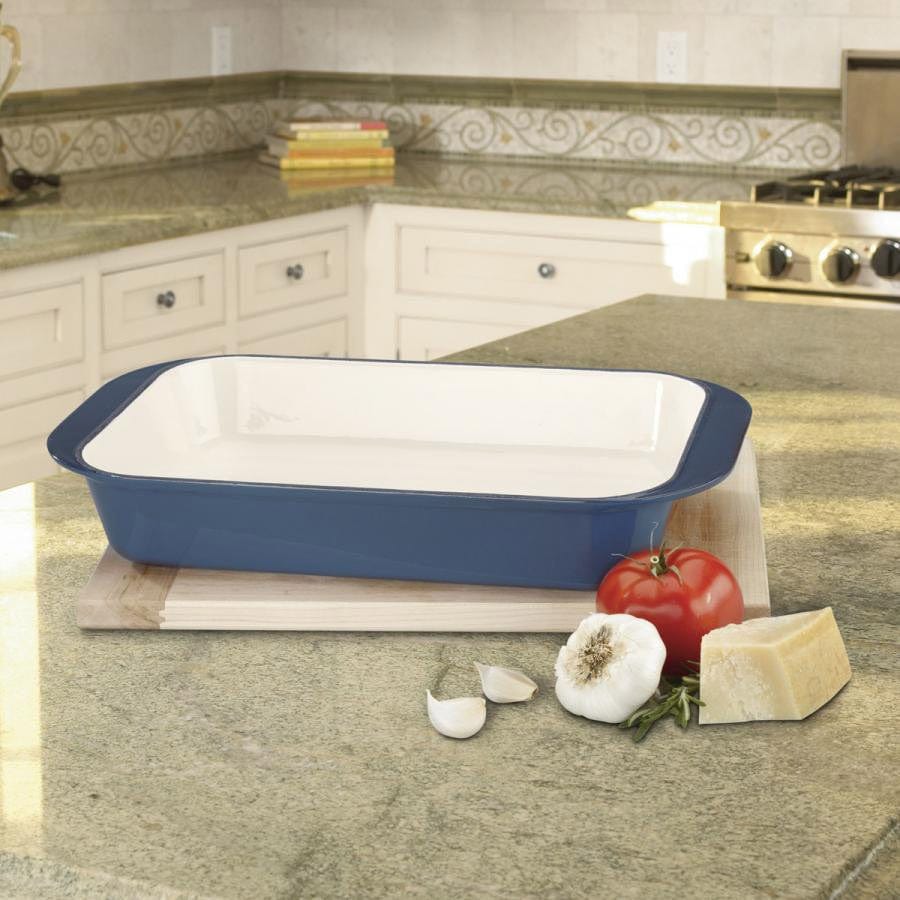 Cuisinart Chef’s Classic™ Enameled Cast Iron Cookware 14" Roasting/Lasagna Pan, Blue