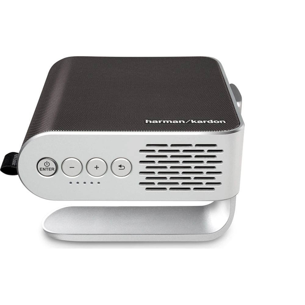 ViewSonic Portable Projector with Dual Harman Kardon Speakers, HDMI, USB C and Built-in Battery - C Grade Refurbished