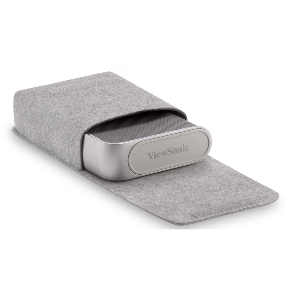 ViewSonic Portable Projector with Dual Harman Kardon Speakers, HDMI, USB C and Built-in Battery - C Grade Refurbished