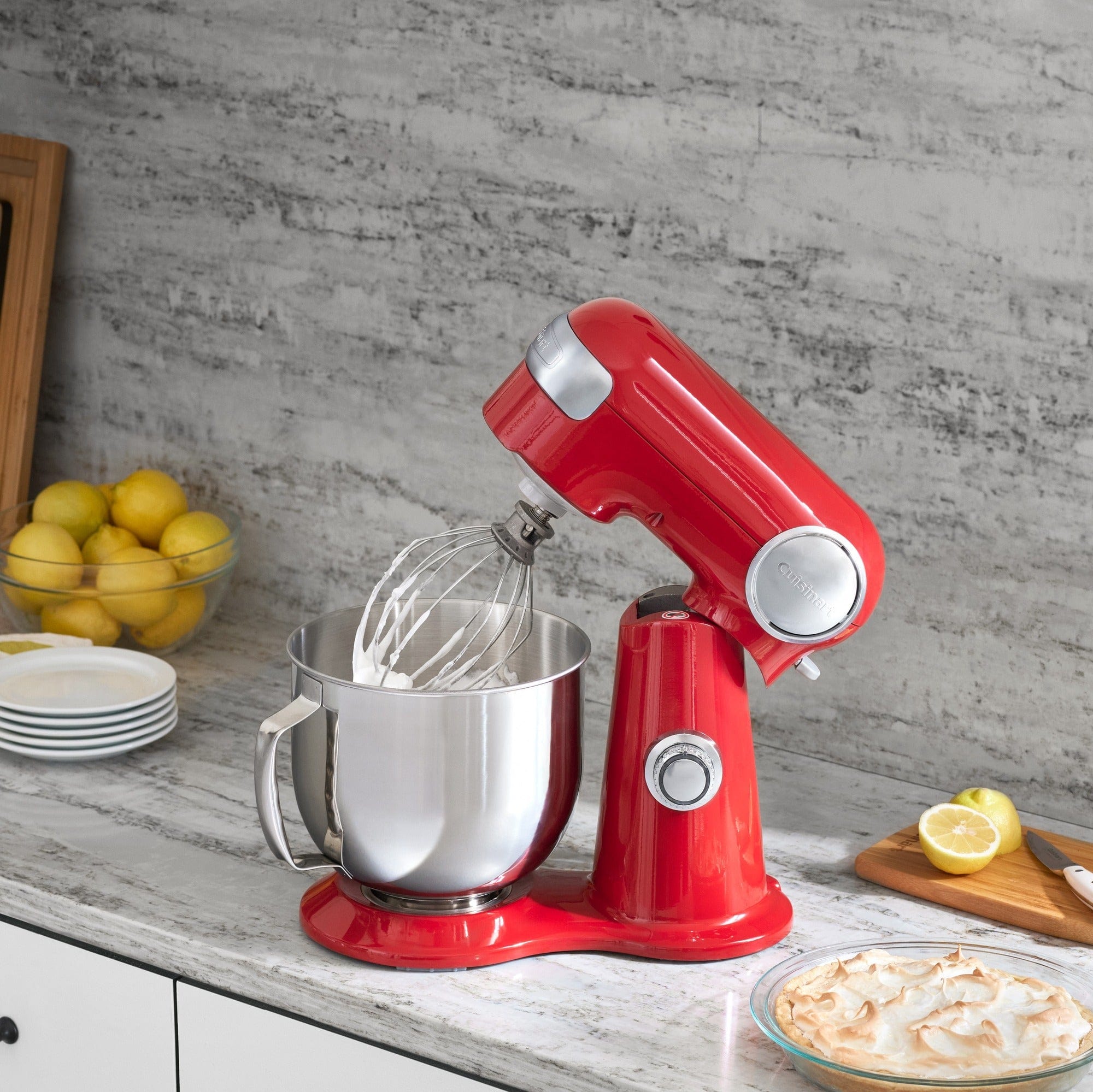 Cuisinart Precision Master 5.5-Quart Stand Mixer, Red