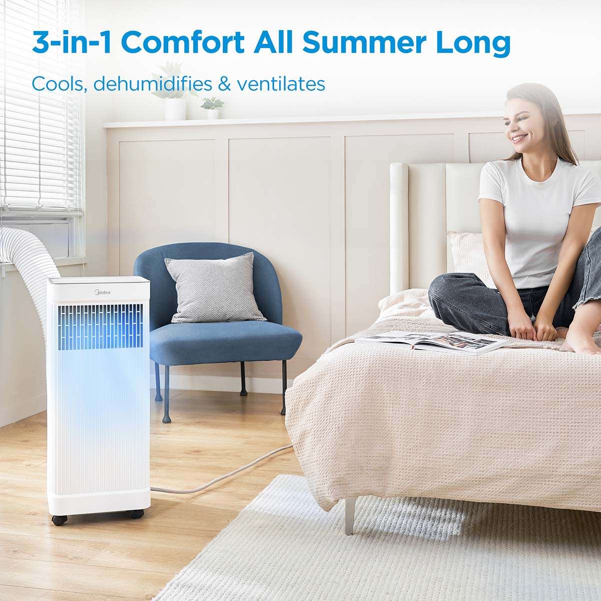 Midea 6000 BTU Portable Air Conditioners - Refurbished