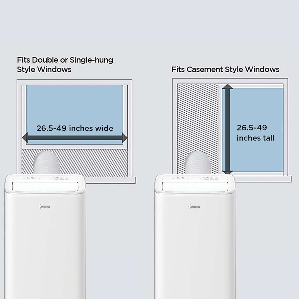 Midea 8000 BTU Portable Air Conditioner - Refurbished