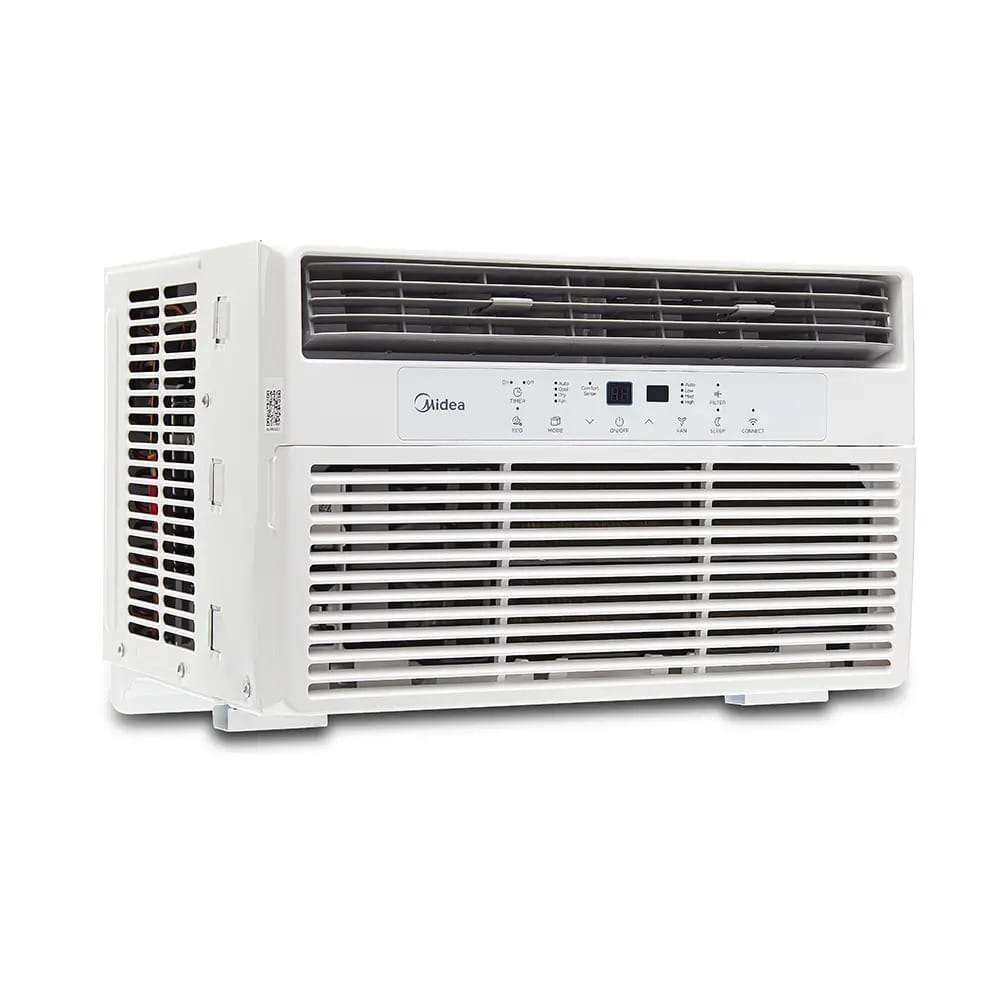 Midea 8000 BTU 115V Smart Window Air Conditioner with Comfort Sense Remote, Up to 350 Sq. ft. - Certified Refurbished