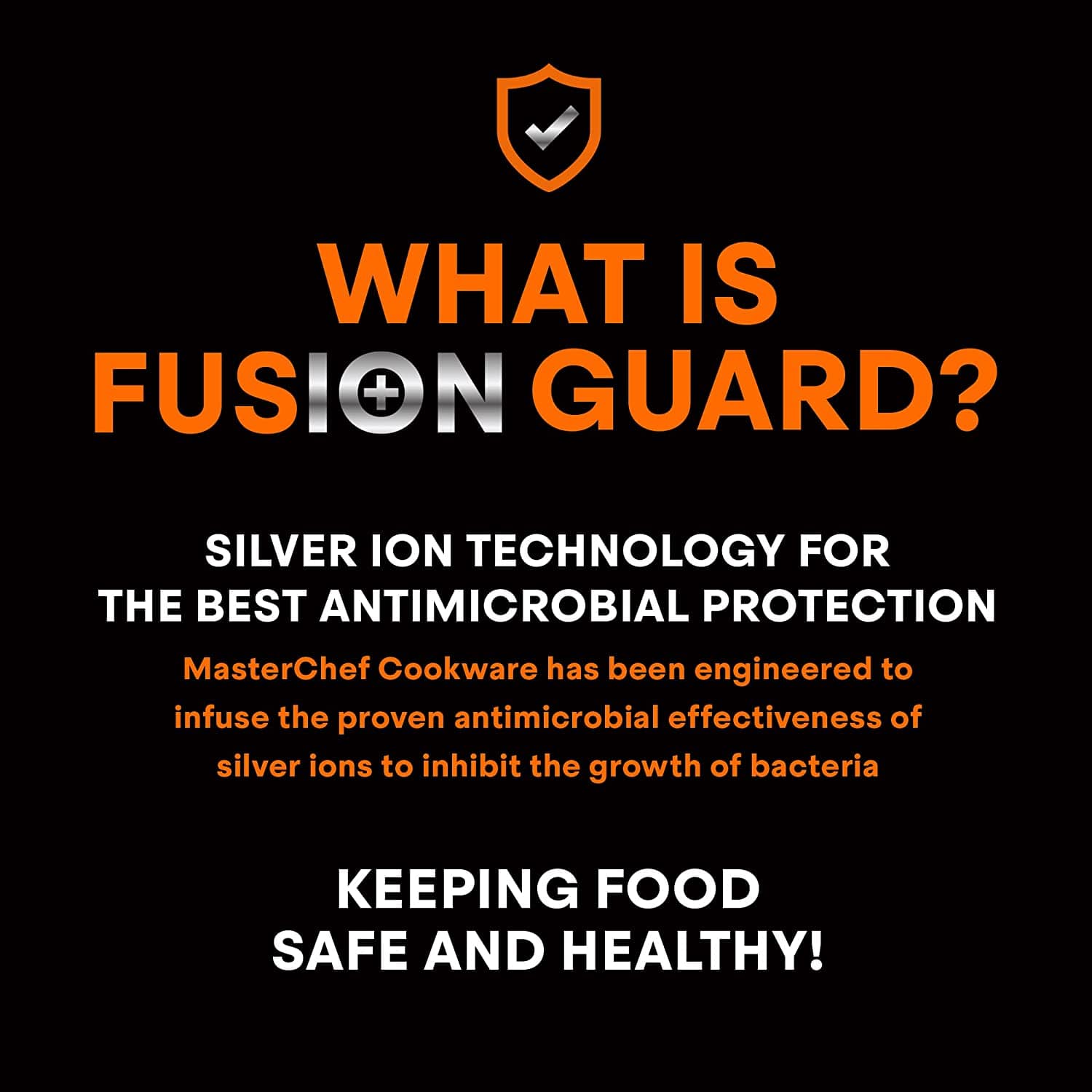 MasterChef 5 Pieces Champions Fry & Steam Steam Cook Set Orange