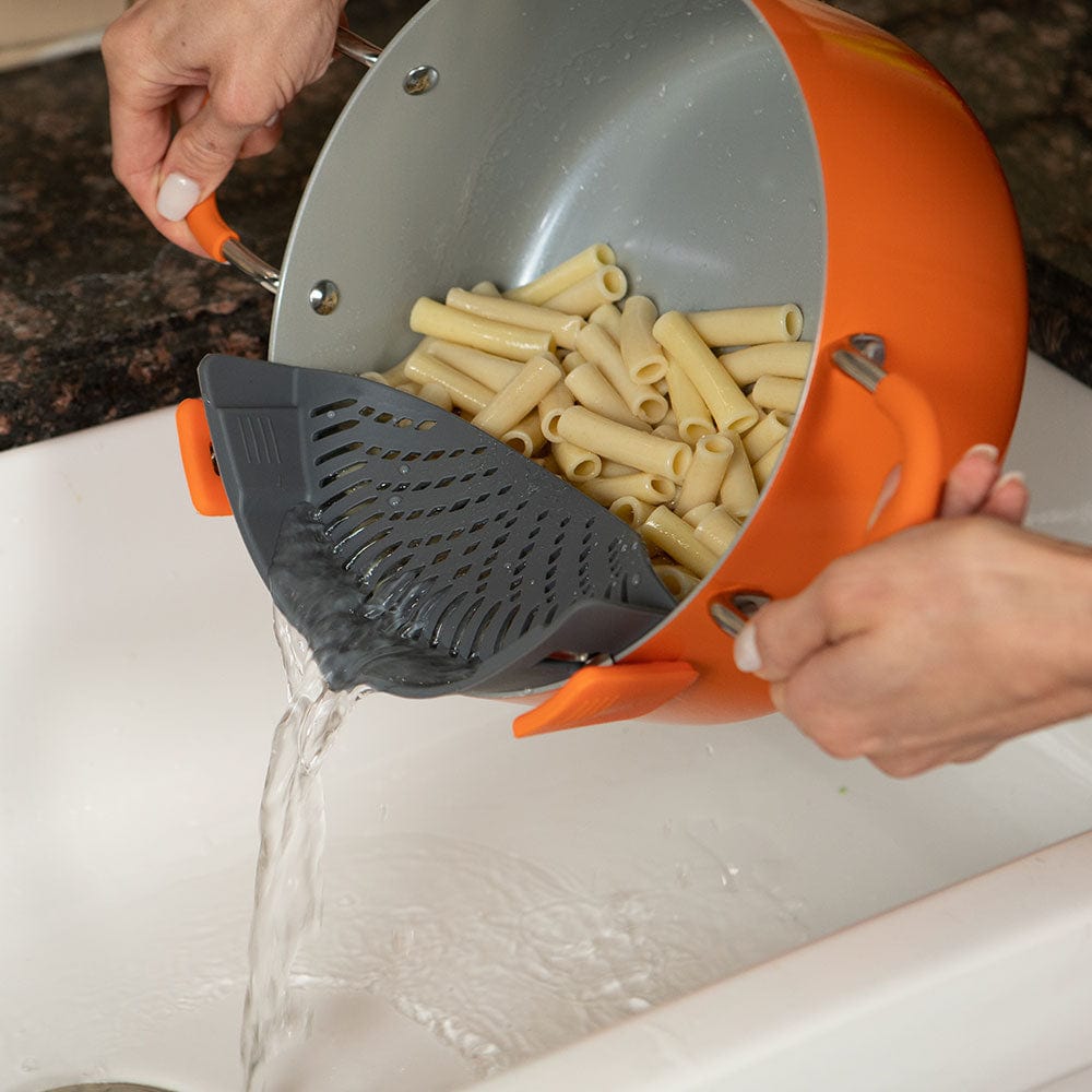 MasterChef 10-Piece Champions Pasta, Soup & Stew Pot Set, Orange