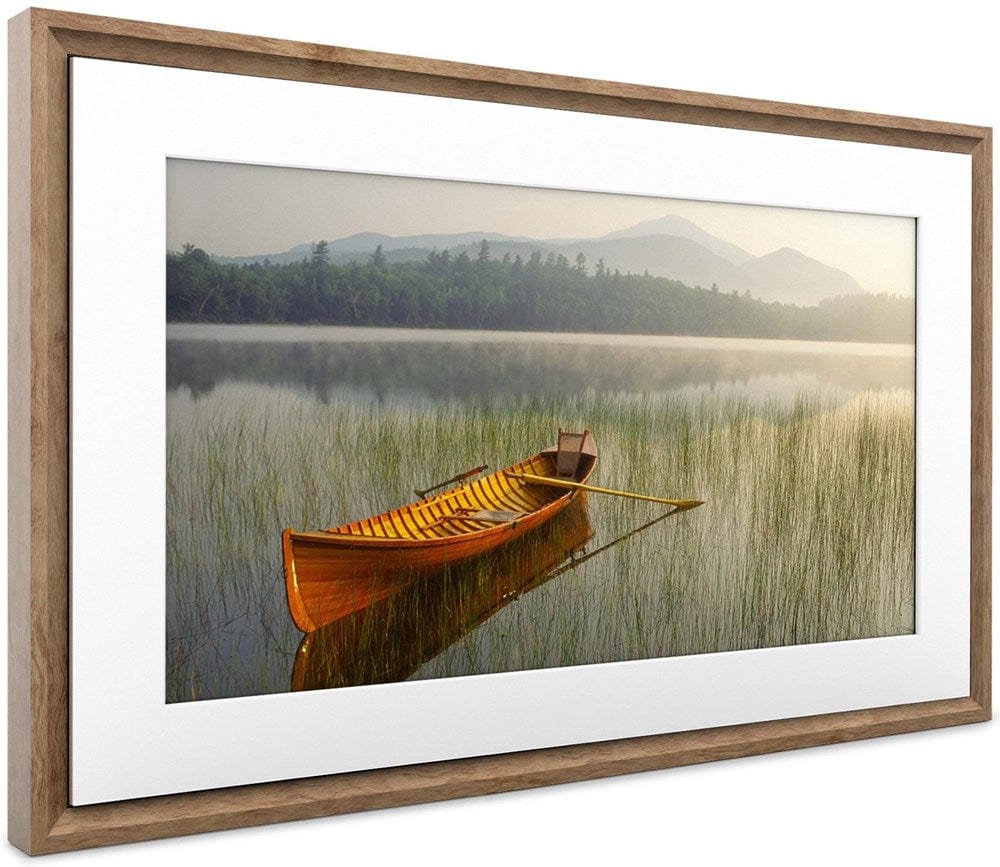 Meural 16x24 Canvas II Smart Art, Photo & Video Frame, Walnut