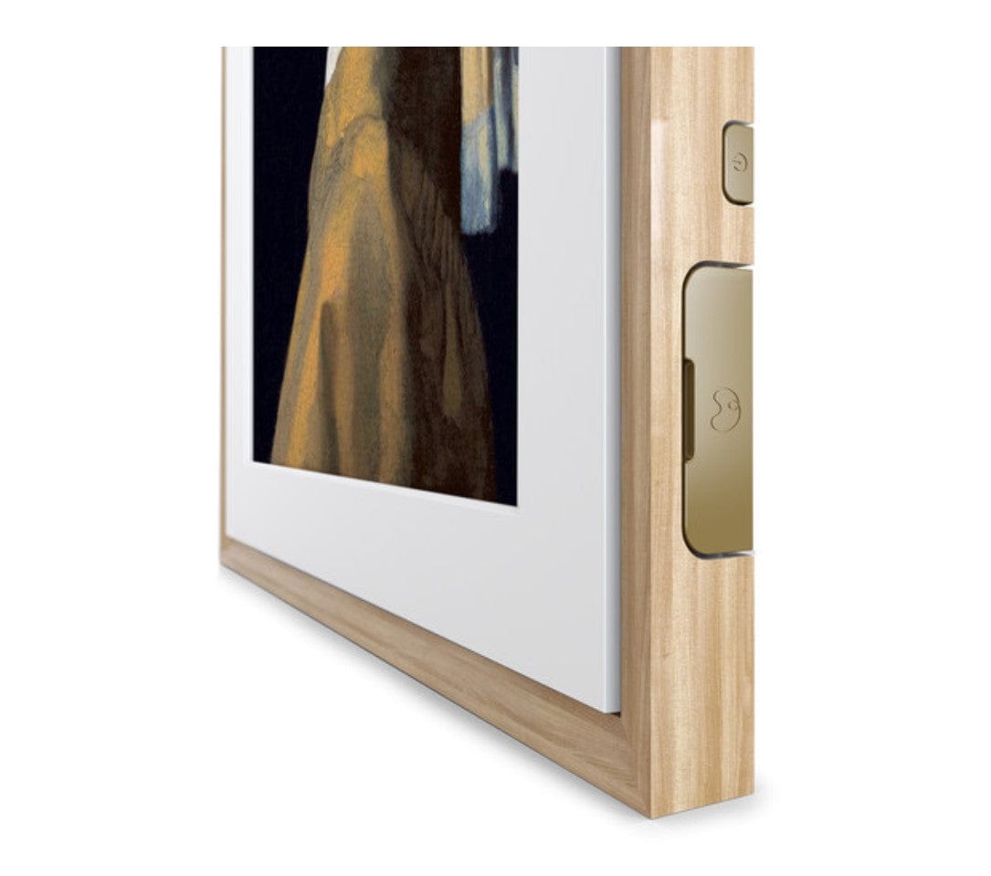Meural MC327LW-100PAS 19x29 Canvas II Digital Smart Art, Photo & Video Frame, Light Wood