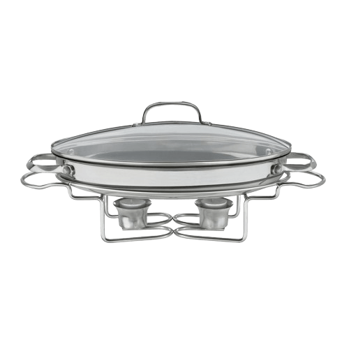 Cuisinart Classic Entertaining Collection 13.5" Oval Buffet Server, Silver