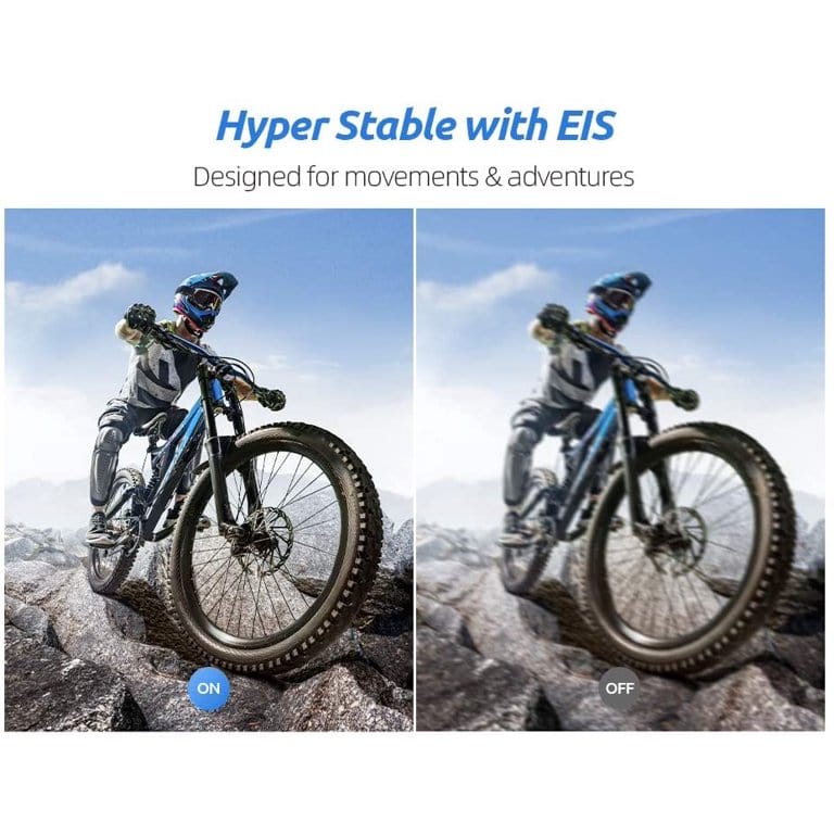 VanTop Moment 4U 4K Action Camera 20MP Waterproof Sports Camera with EIS, External Microphone, Touch Screen, Gopro Compatible Accessories