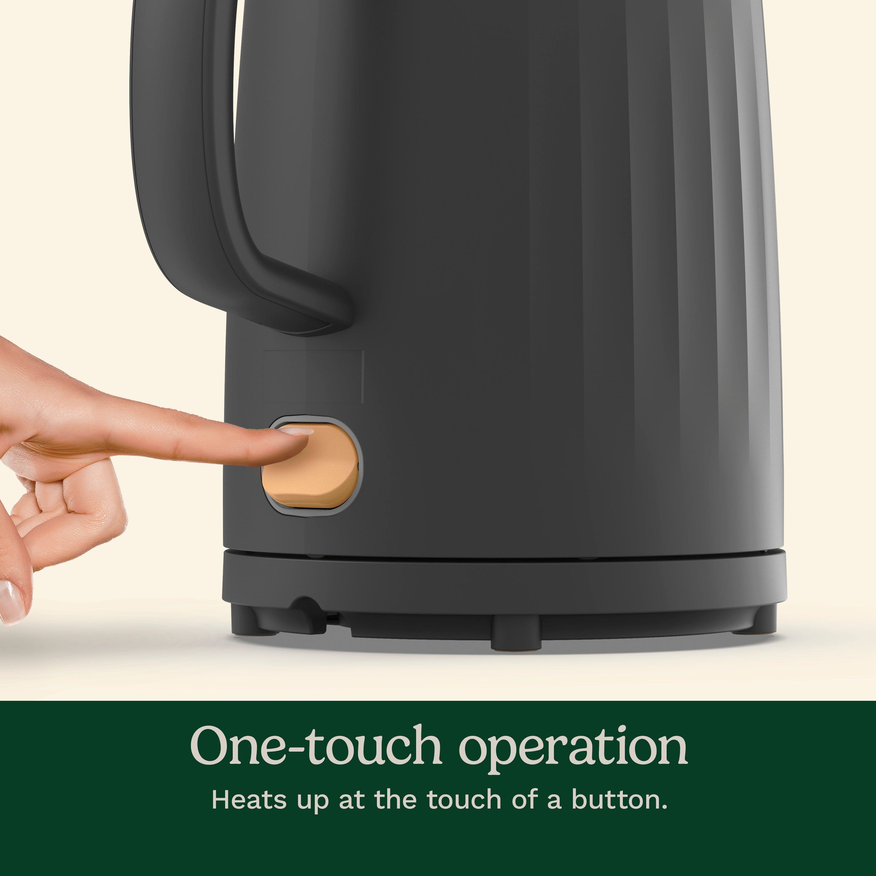 Cuisinart Soho™ 1-Liter Double-Wall Electric Kettle, Warm Black