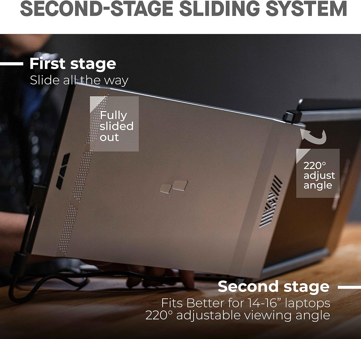 Mobile Pixels 14.1'' Duex Max DS FHD Portable Monitor - Certified Refurbished