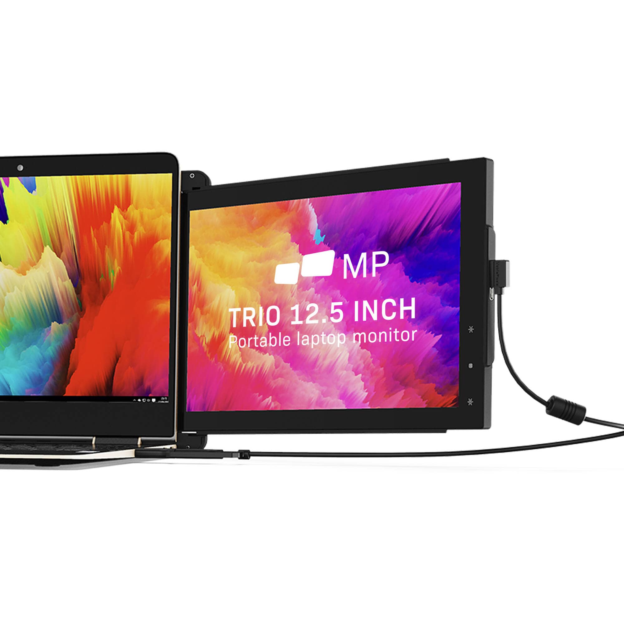 Mobile Pixels 12.5" Trio Portable Monitor, Triple Monitor - Certified Refurbished