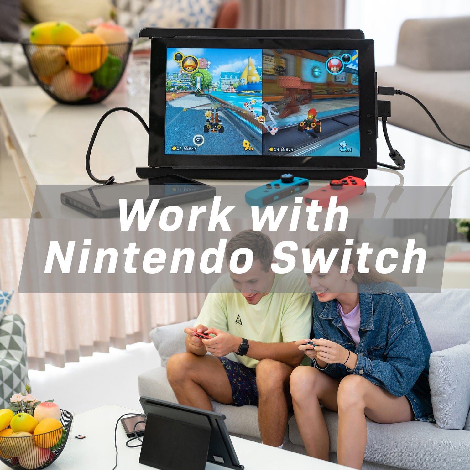 Mobile Pixels 12.5" Trio Portable Monitor, Triple Monitor - Certified Refurbished