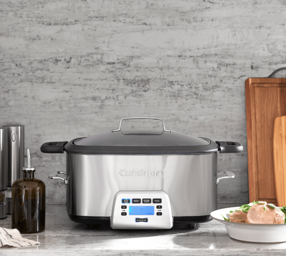 Cuisinart 7-Quart 4-in-1 Cook Central Multicooker, Aluminum - Certified Refurbished