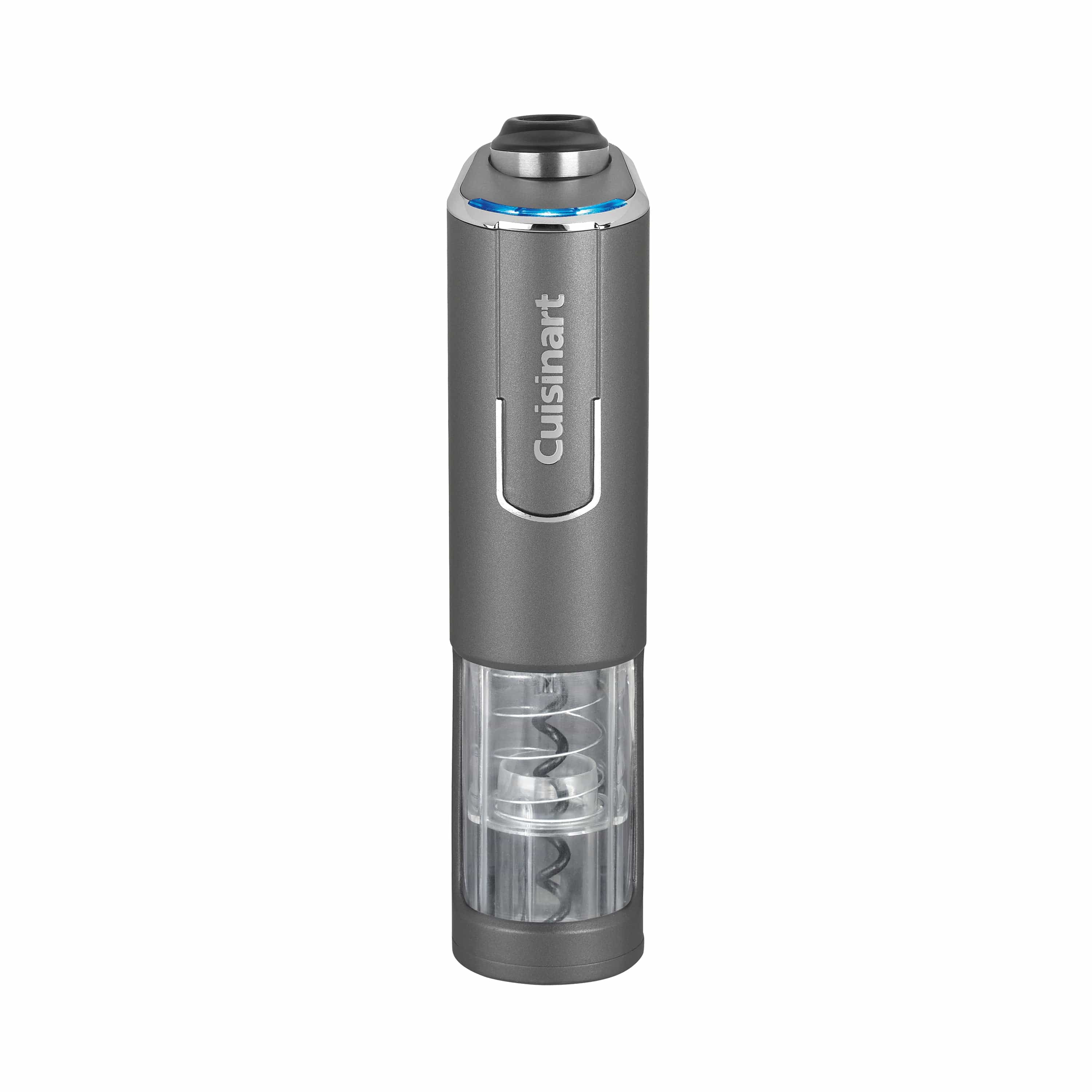 Cuisinart EvolutionX Cordless 4-in-1 Wine Opener, Dark Gray