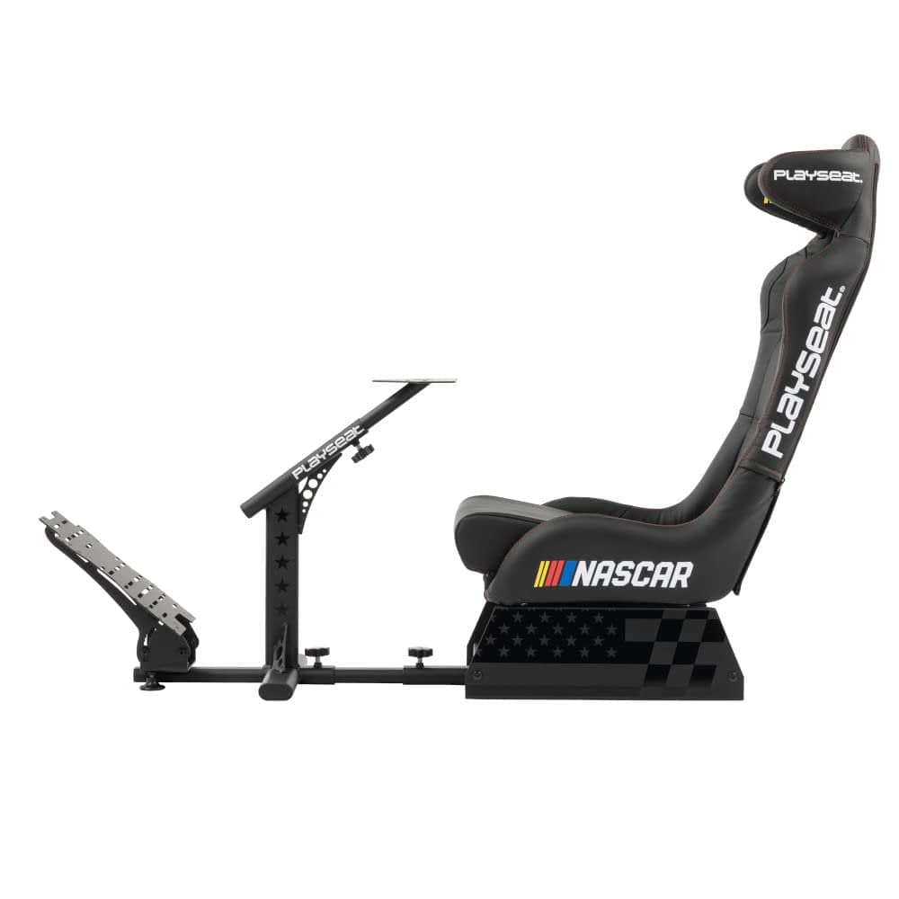 Playseat Evolution Pro Sim Racing Cockpit Supports PC & Console Nascar Edition Black