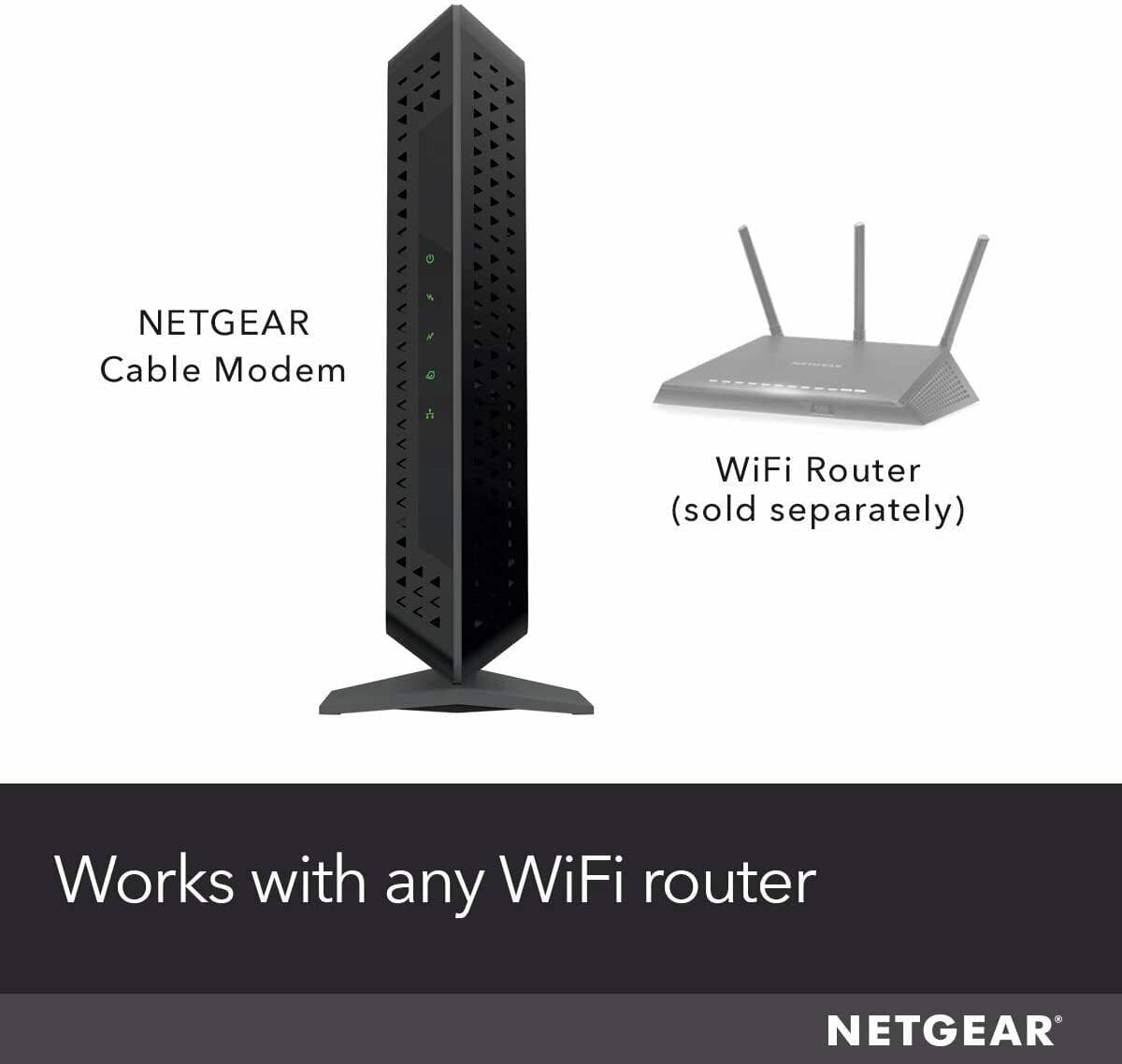 NETGEAR High Speed 960Mbps DOCSIS 3.0 24x8 Cable Modem - Used
