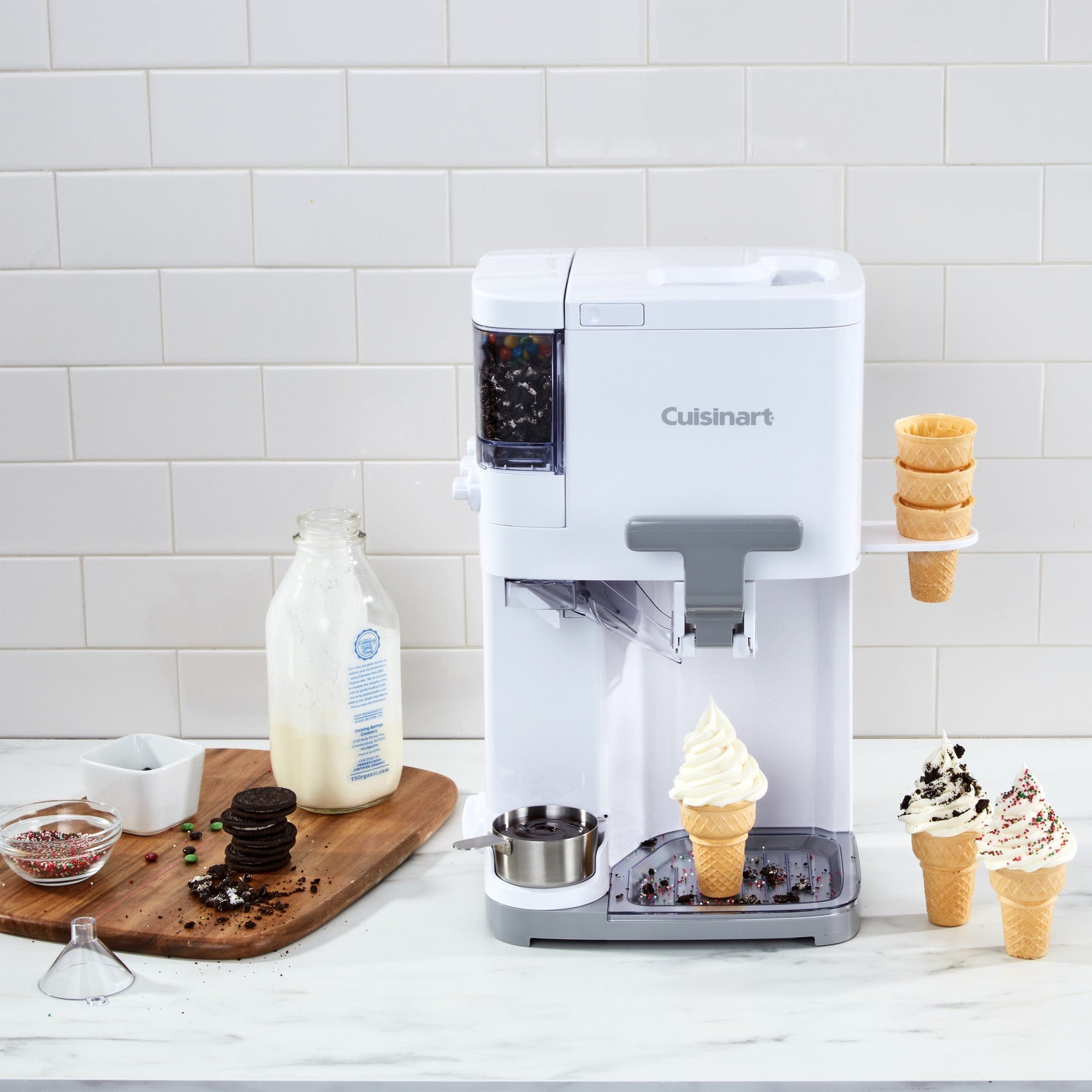 Cuisinart Mix It In™ Soft Serve Ice Cream Maker by Cuisinart®, White