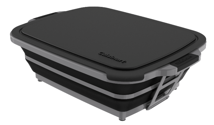 Cuisinart 4-in-1 Expandable Prep & Serve Tub, Black
