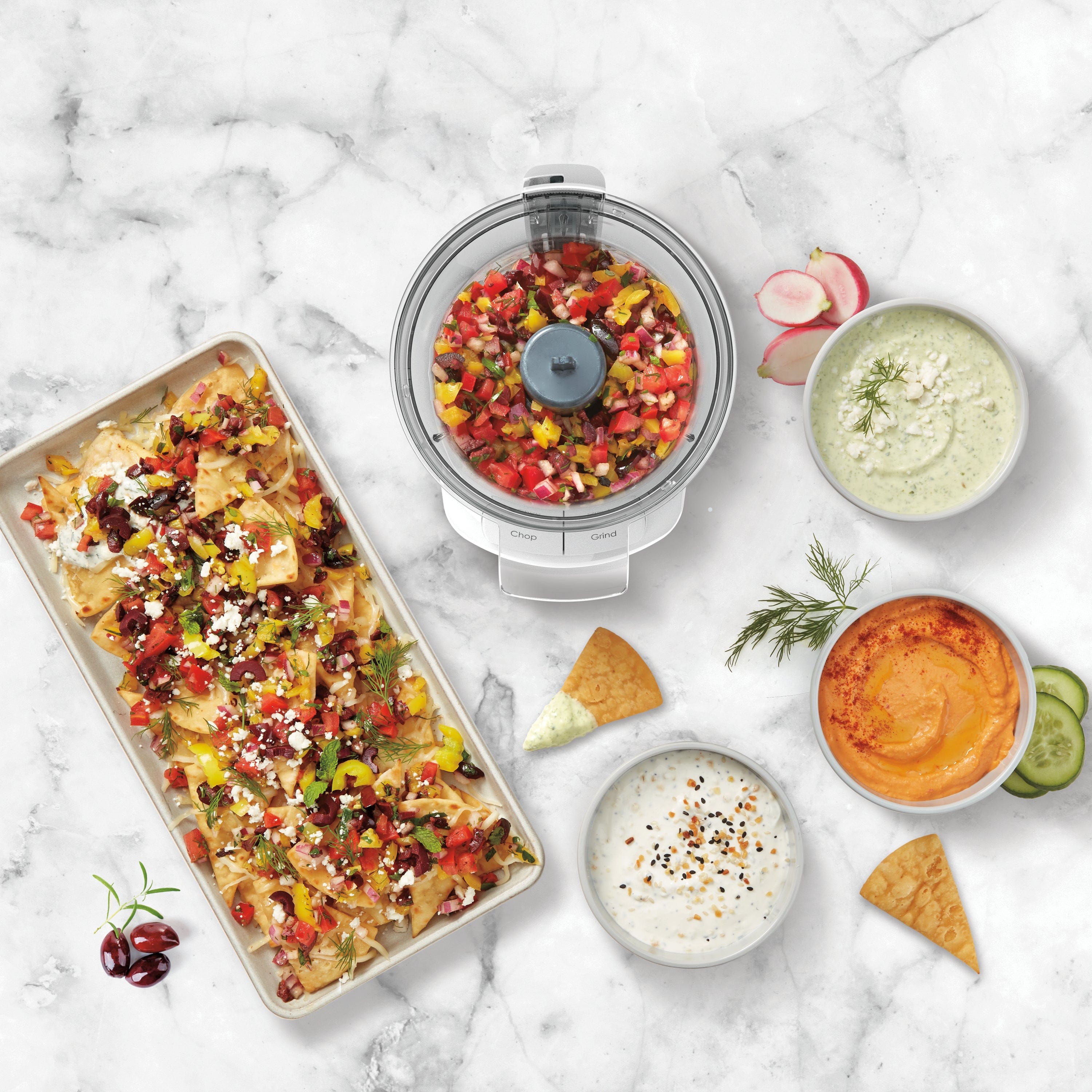 Cuisinart 3-Cup Mini Chopper, White