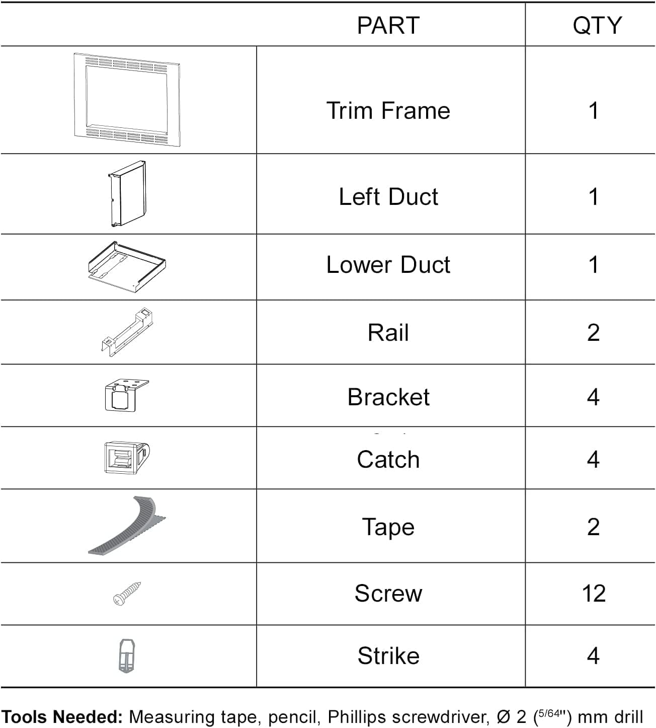 Panasonic 27" Trim Kit for 1.2 CF Microwave Ovens - Refurbished
