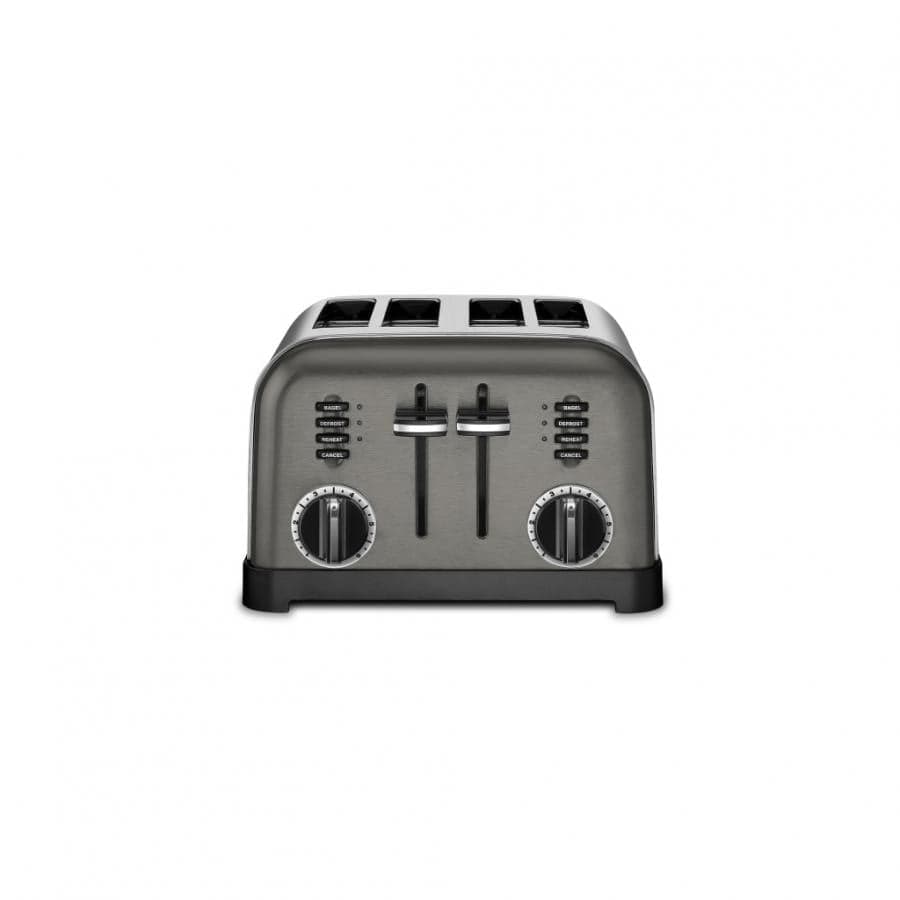 Cuisinart 4 Slice Metal Classic Toaster, Black