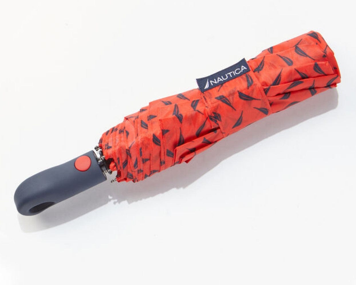 Nautica Tossed J class Umbrella, Red