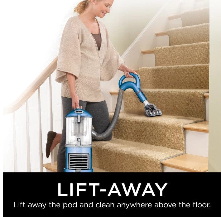Shark Navigator Lift Away Upright Vacuum with Wide Upholstery and Crevice Tools, Blue