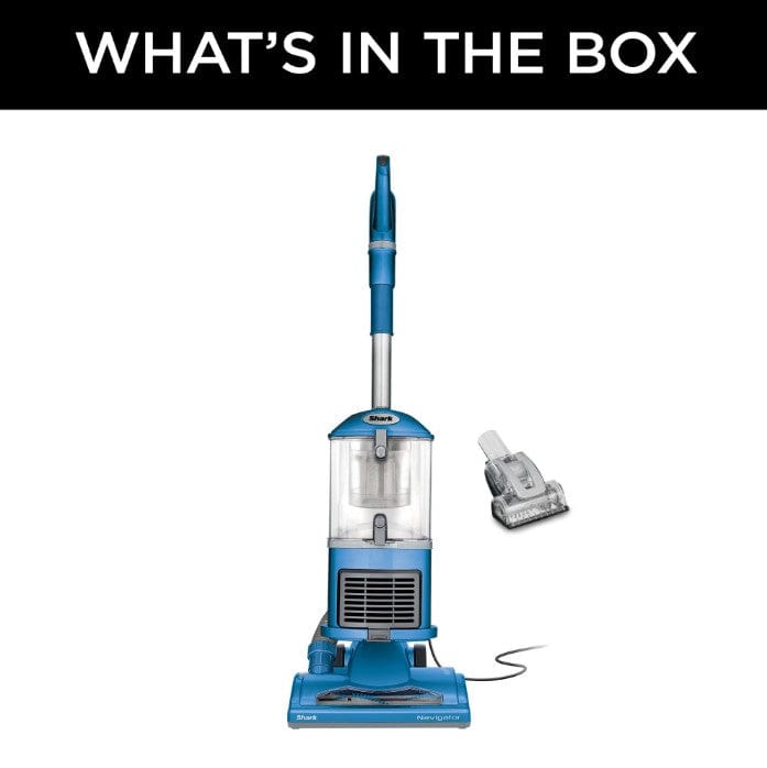 Shark Navigator Lift Away Upright Vacuum with Wide Upholstery and Crevice Tools, Blue