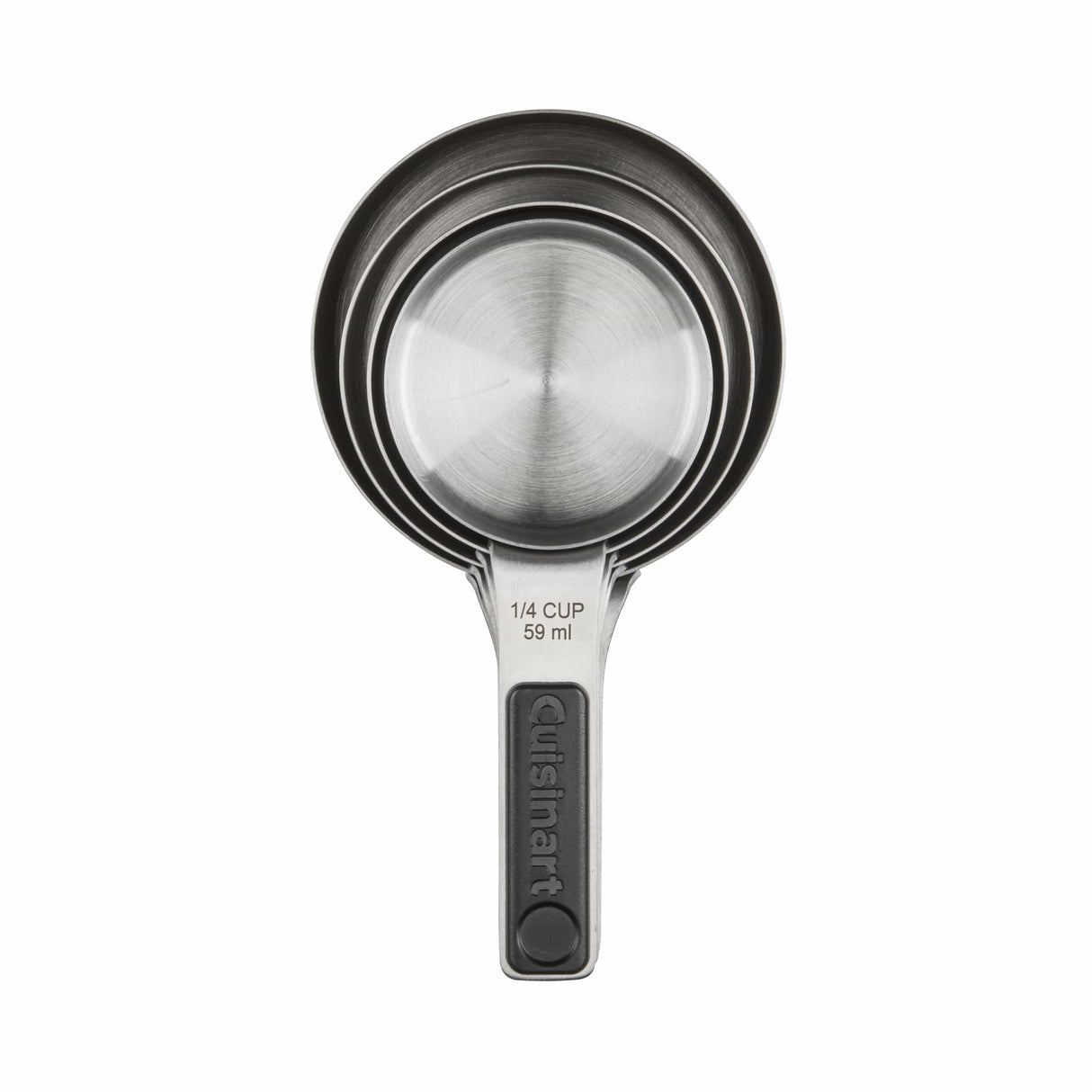 Cuisinart 4pc Magnetic Measuring Cup Set, Black