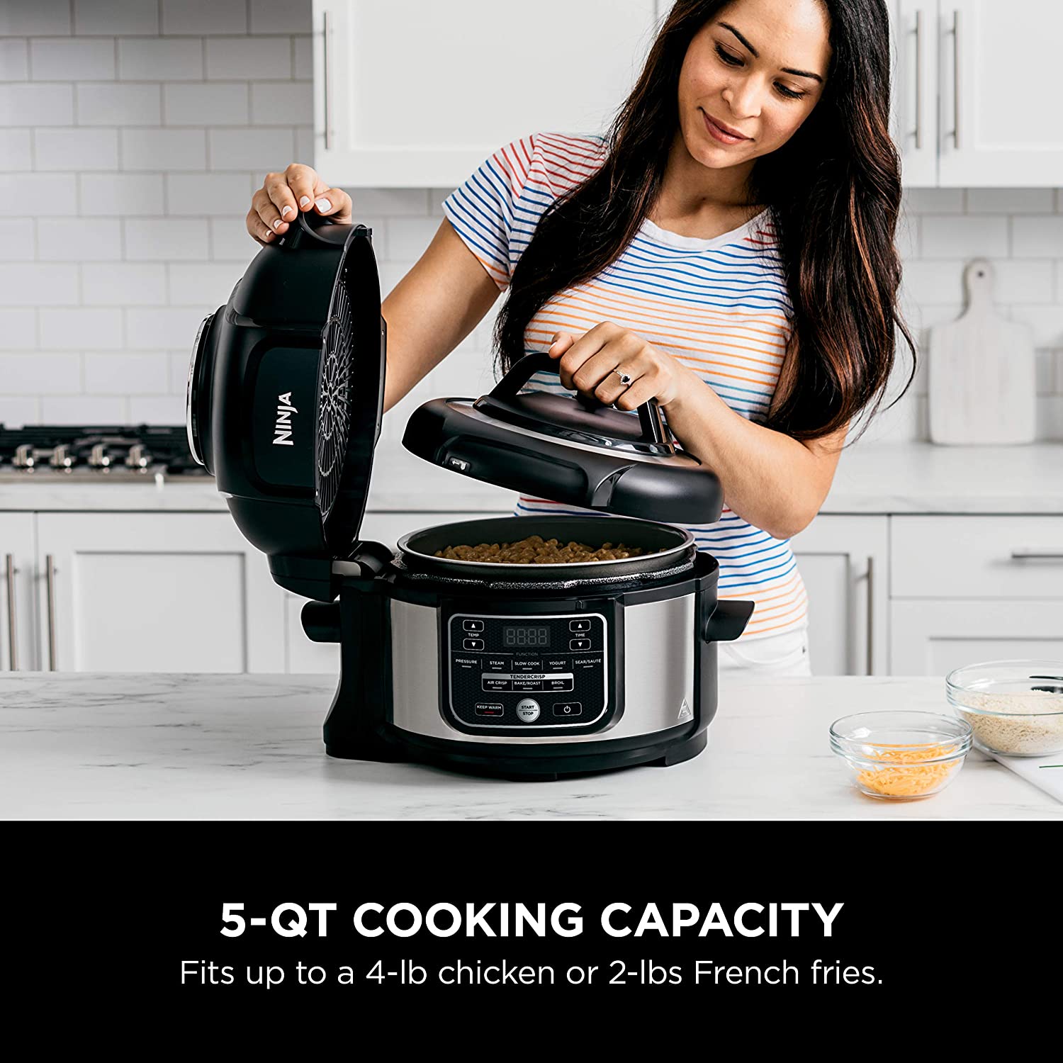 Ninja Foodi 9-in-1 5 Quart Pressure Cooker & Air Fryer