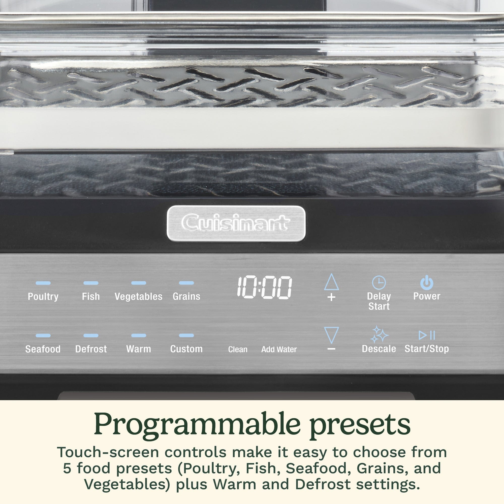 Cuisinart CookFresh® Digital Glass Steamer, Black