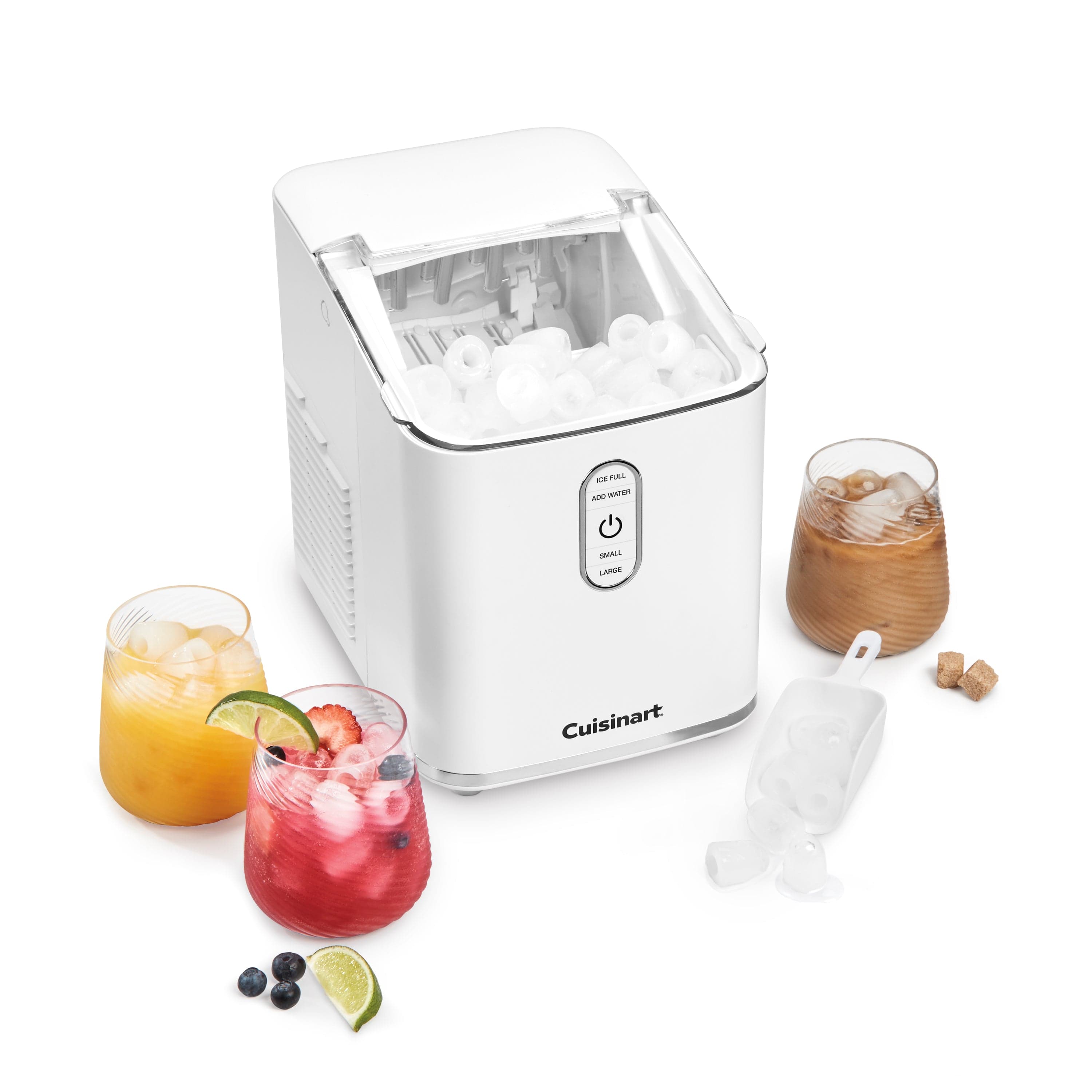Cuisinart Compact Bullet Ice Cube Maker, White
