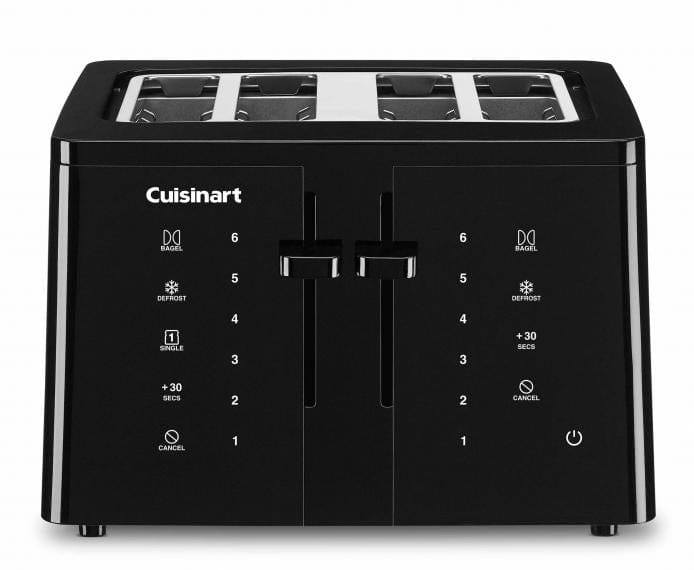 Cuisinart 4 Slice Touchscreen Toaster, Black